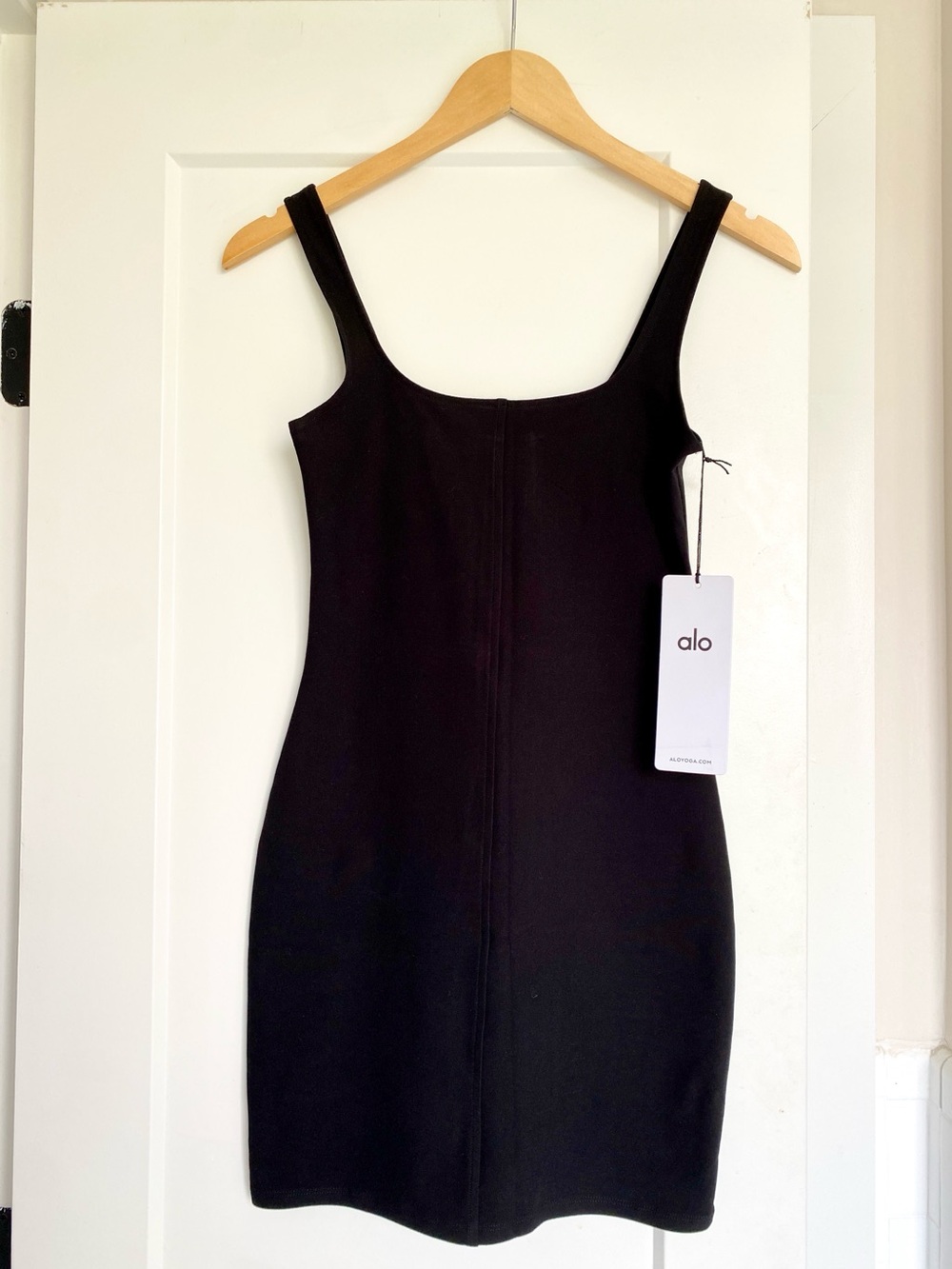 NWT ALO Yoga Black Alosoft Head Start Dress XS